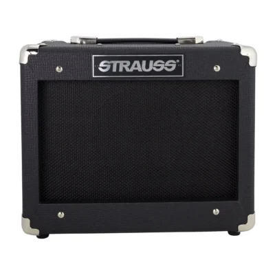 Strauss 'Legacy' 15 Watt Solid State Bass Guitar Practice Amplifier (Black)