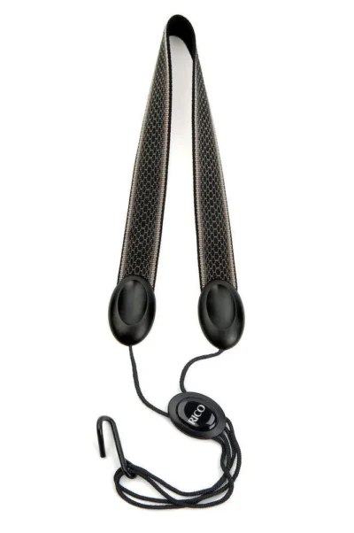 Rico Saxophone Strap, Tenor/Baritone, Gray Scales