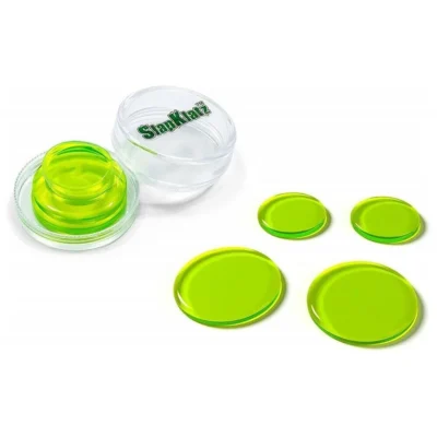 SlapKlatz - Green | Superior Drum Gel Dampeners in 2 Sizes | FREE case included