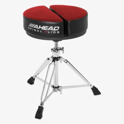 Ahead SPG-ARTR - 14" Spinal G Round 14" Red Cloth Top/Black Sides, 3 Leg Base