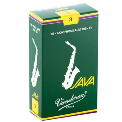 Vandoren SR263 Alto Sax JAVA Reeds Strength 3 Box of 10