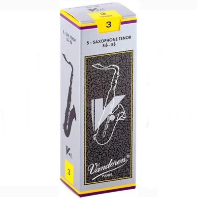 Vandoren V12 Series Tenor Saxophone Reeds  Strength - 3  Box of 5