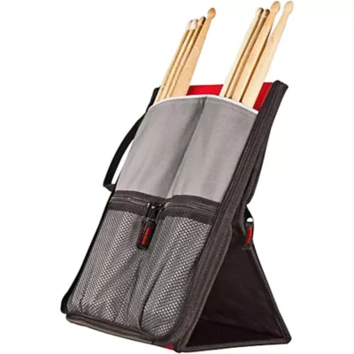 Sabian SSF12 Drum Stickflip Morp Bag w/ Dual Stick Pockets Black/Red
