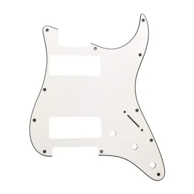 Big Bang Tone Electric Guitar Pickguard USA/MEX Strat 3-Ply White