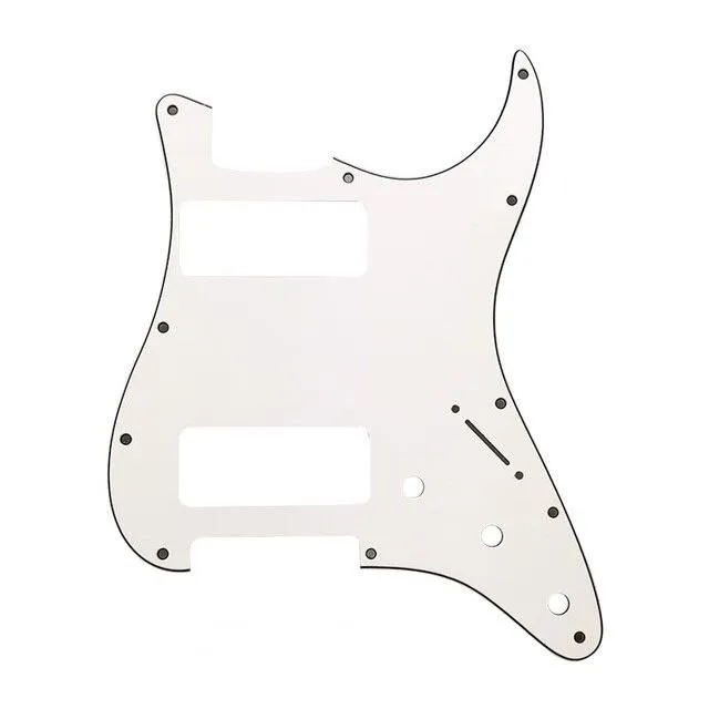 Big Bang Tone Electric Guitar Pickguard USA/MEX Strat 3-Ply White