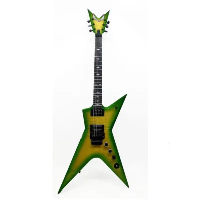 Dean Stealth Floyd Flame Dime Slime - ELECTRIC GUITAR with Case