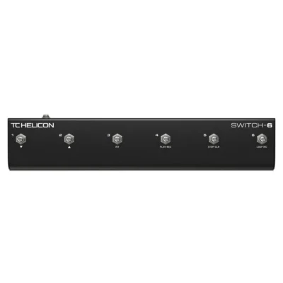 TC Helicon Sturdy 6-Switch Accessory Footswitch For Expanded Remote Control