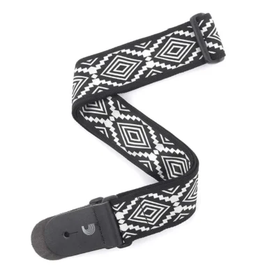 D'addario Planet Waves T20W1413 2-Inch Guatemalan Guitar Strap - Black