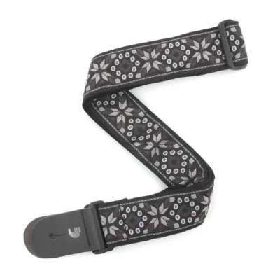 D'Addario Woven Guitar Strap, Monterey 4, Black
