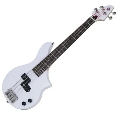 TinyBoy 4-String Tiny Boy Bass Guitar  TBP-2400 WH  - White