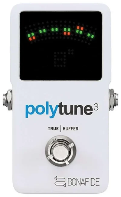 TC Electronic Polytune 3 Polyphonic Guitar Tuner Pedal with Bonafide Buffer