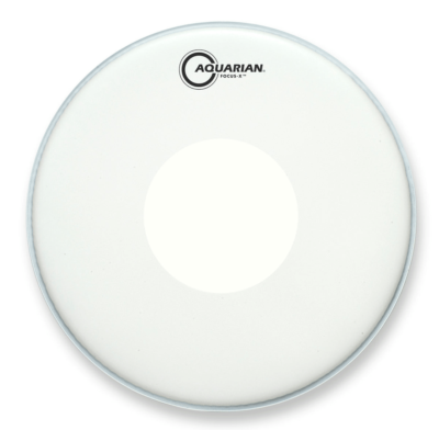 AQUARIAN TCFXPD12 FOCUS-X Coated  12"  Drum Head with Power Dot