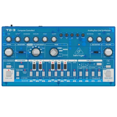 The Behringer TD3 BB Analog Bass Line Synthesizer With VCO And VCF