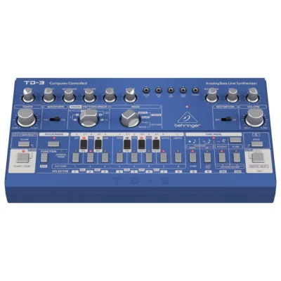 The Behringer TD3 BU Analog Bass Line Synthesizer With 16-Step Sequencer