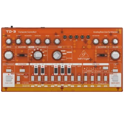 The Behringer TD3 TG Analog Bass Line Synthesizer With VCO And VCF