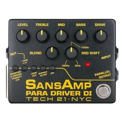 Tech 21 SansAmp Version 2 Para Driver DI Preamp Pedal V2