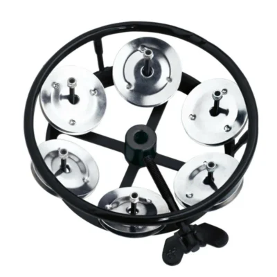 Meinl Percussion THH1BK  Professional Series Hi Hat Tambourine Single Row Steel