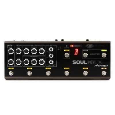 T-Rex SoulMate Acoustic Multi-effects Pedal Acoustic Guitar with Compressor