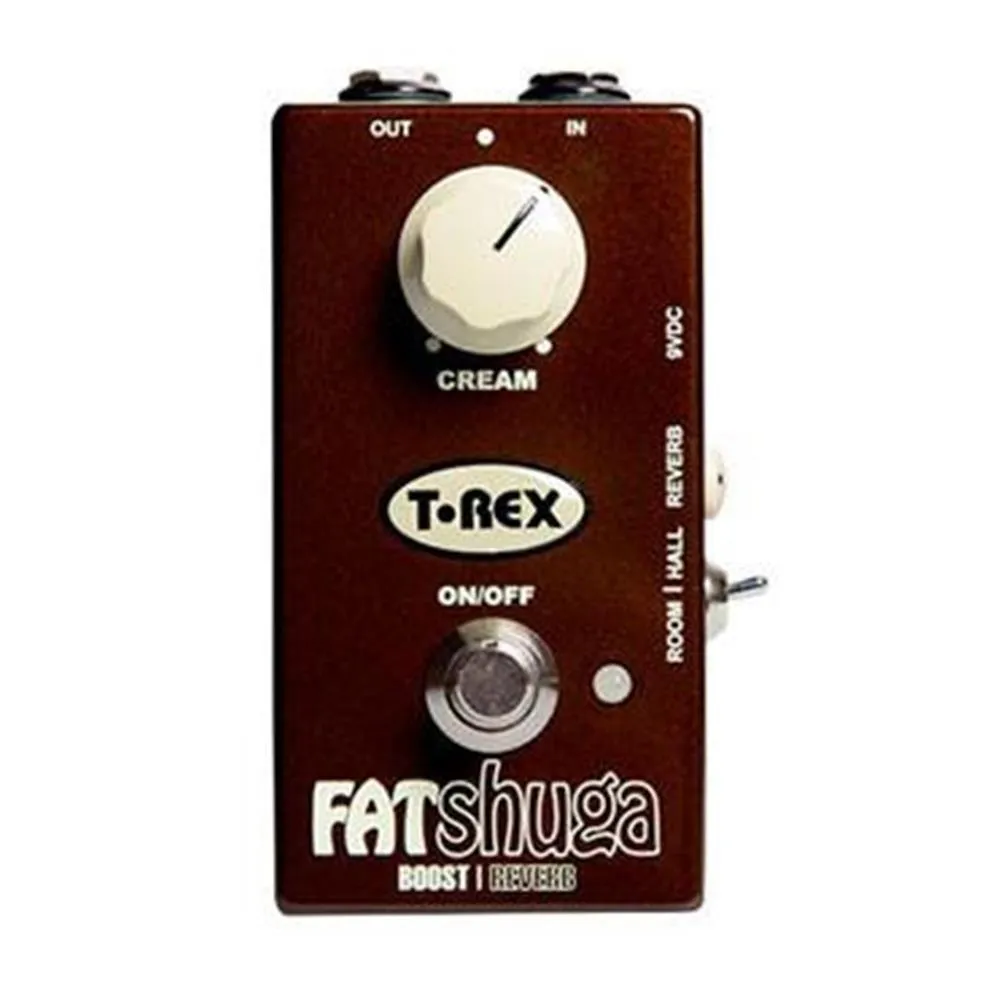 T-Rex Fat Shuga Overdrive with Reverb Guitar Effects Pedal