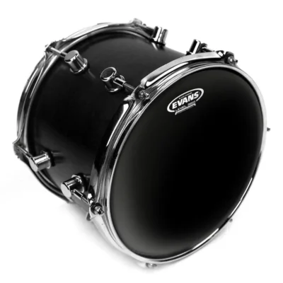 Evans Black Chrome Drum Head, 8 Inch