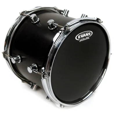 Evans Resonant Black Drum Head, 8 Inch