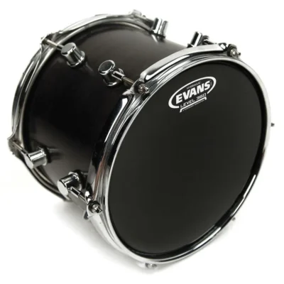 Evans Hydraulic Black Drum Head, 16 Inch