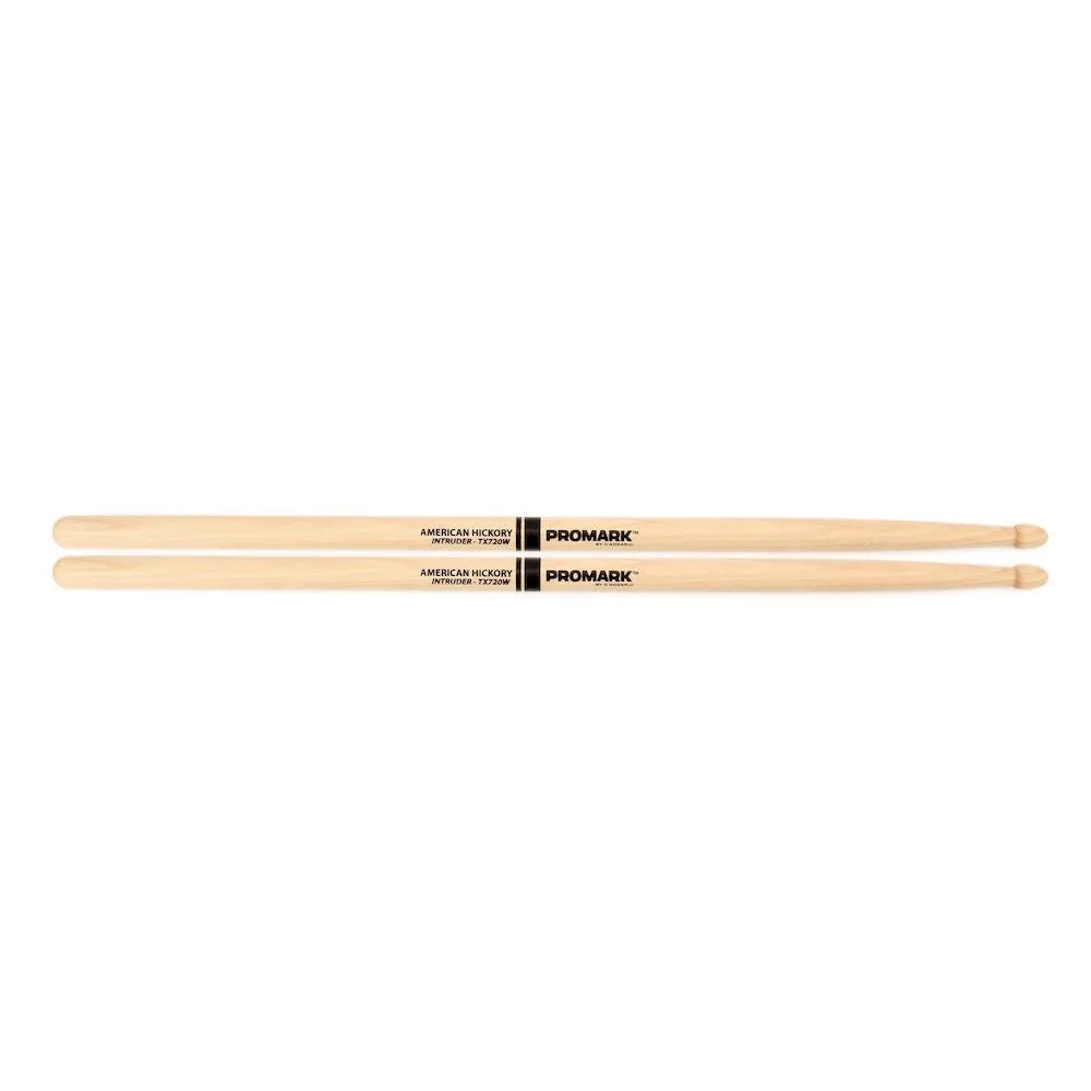 Promark Hickory 720 "Intruder" Wood Tip drumstick