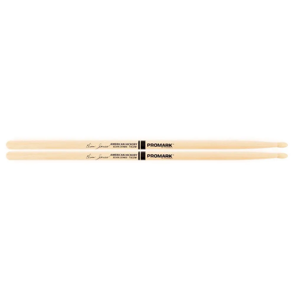 Promark Hickory JZ "Jazz" Elvin Jones Wood Tip drumstick