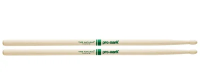 Promark The Natural American Hickory Wood Tip 747 - TXR747W Drum Sticks 1 Pair