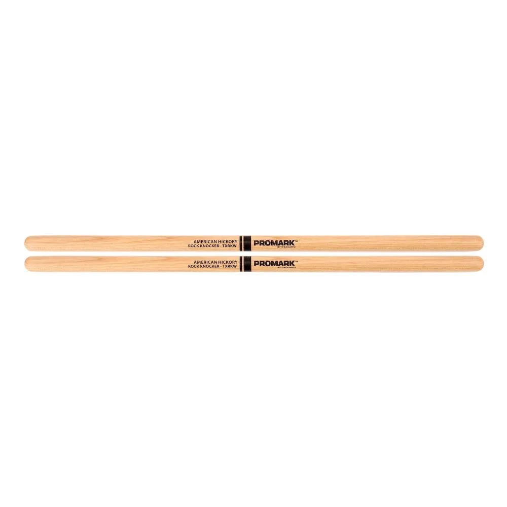 Promark Hickory RK "Rock Knocker" Wood Tip drumstick