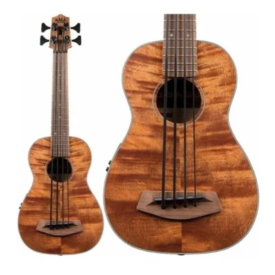 Kala U-Bass Exotic Mahogany - Fretted Short-scale Acoustic-electric UBass