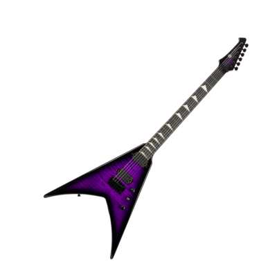 Spira v-500-TPP-E Electric Guitar - Trans Purple - Ebony Fretboard