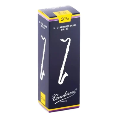 Vandoren Bass Clarinet Reeds Traditional Box of 5 Grade 3.5