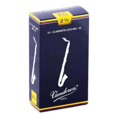Vandoren Alto Clarinet Reed Traditional Grade 2.5 Box of 10
