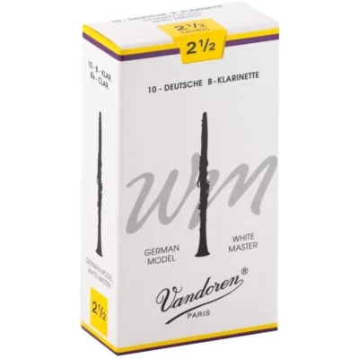 Vandoren B Flat Clarinet Reed White Master Grade 2.5