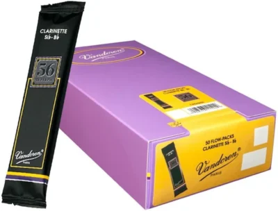 Vandoren B Flat Clarinet Reed 56 RL Grade 3.5 Box of 50