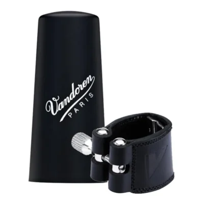 Vandoren Leather Ligature & Plastic Cap for Alto Clarinet