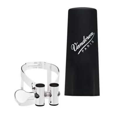 Vandoren MO Ligature & Cap for B Flat Clarinet - Silver Plated