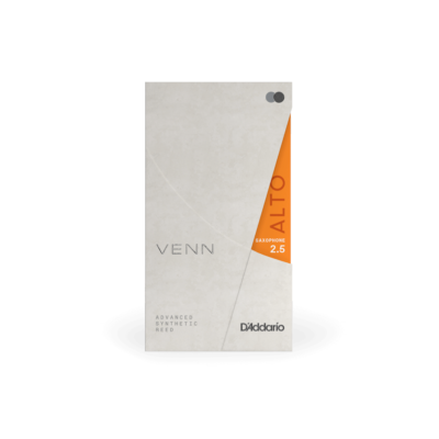 D'Addario VENN Alto Saxophone Reed, Strength 2.5