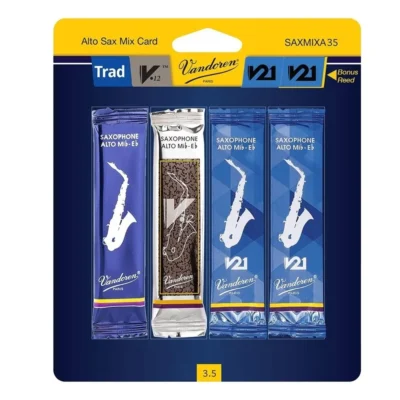Vandoren Alto Saxophone Reed Mix Card Grade 3.5