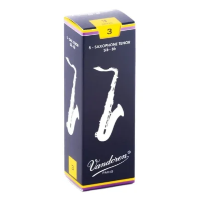 Vandoren Tenor Saxophone Reeds Traditional - Grade 3.0 - Box of 5