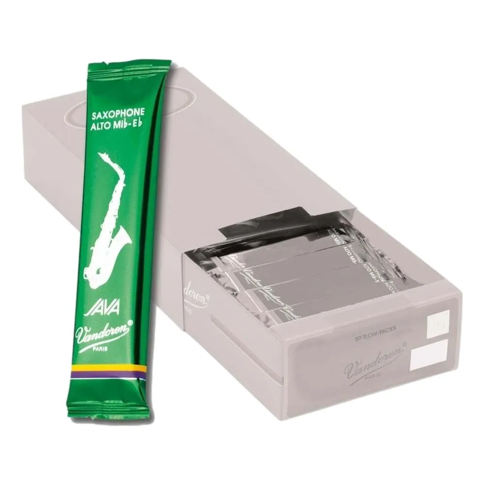 Vandoren Alto Saxophone Reed JAVA Grade 3.5 Box of 50