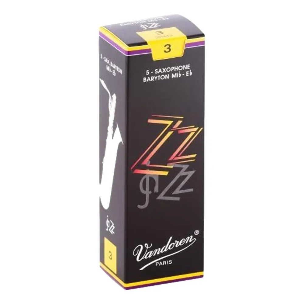 Vandoren Baritone Saxophone Reed jaZZ Grade 3.0 Box of 5