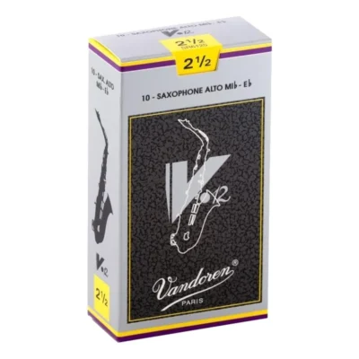 Vandoren Alto Saxophone Reed V12 Grade 2.5 Box of 10