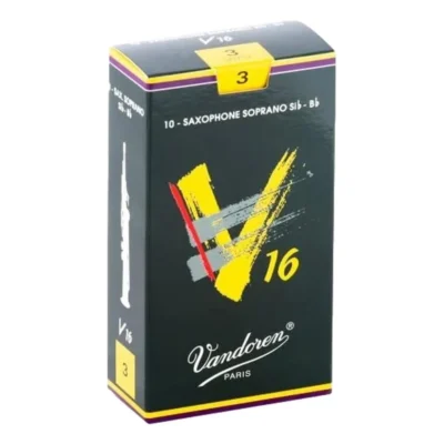 Vandoren Soprano Saxophone Reeds - V16 - Grade 3.0 - Box of 10