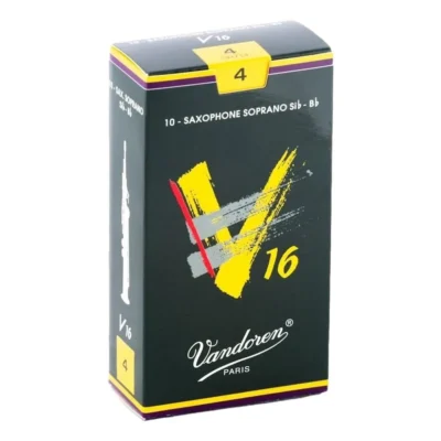 Vandoren Soprano Saxophone Reeds - V16 - Grade 4.0 - Box of 10