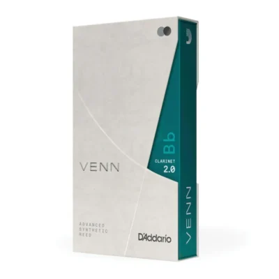 D'Addario VENN Bb Clarinet Reed, Strength 2.0