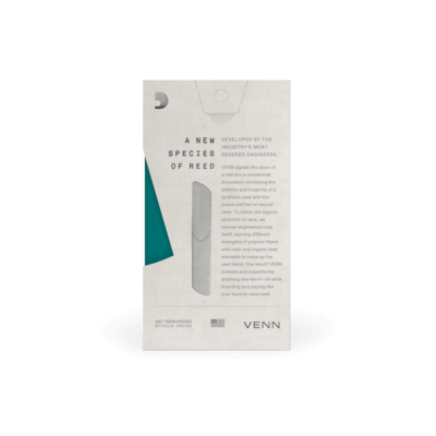 D'Addario VENN Bb Clarinet Reed, Strength 3.0