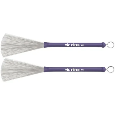 Vic Firth Heritage Wire Brushes with Rubber Handles - Light Gauge