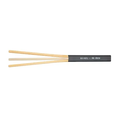Vic Firth RM4 Re-Mix Rattan / Birch Brushes - Pair